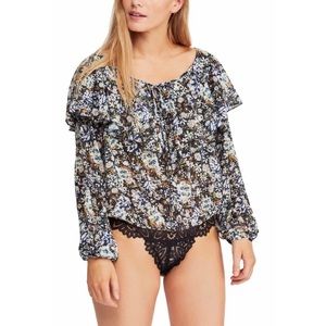 Free People Say It to Me Bodysuit Sz Small